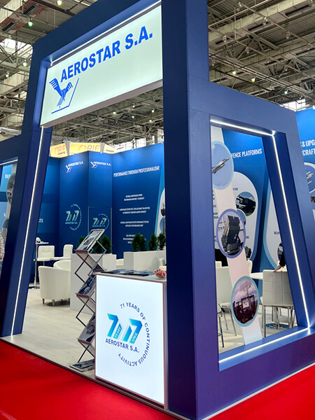 Custom stand HtDesign client Aerostar