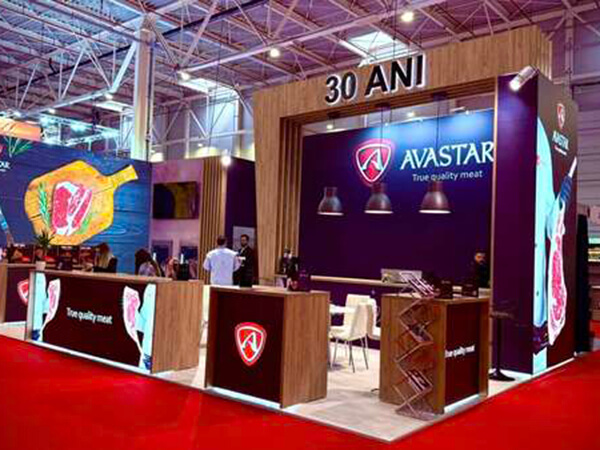 Custom stand HtDesign client Avastar