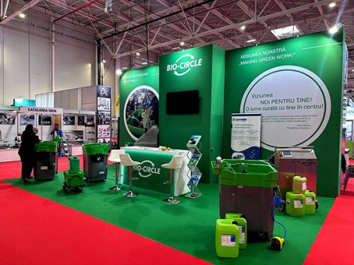 Exhibition stands setup