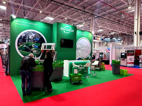 Exhibition stand setup Bio-Circle client
