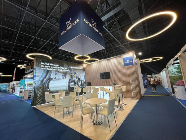 Expo stand HtDesign client Grundfos