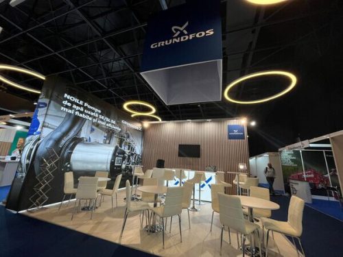 Photo stand Grundfos by HtDesign