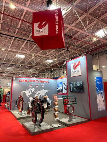 HtDesign stand constructions Gruppo Rima client