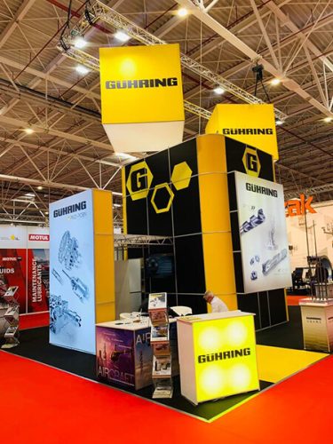 HtDesign custom stands Guhring client