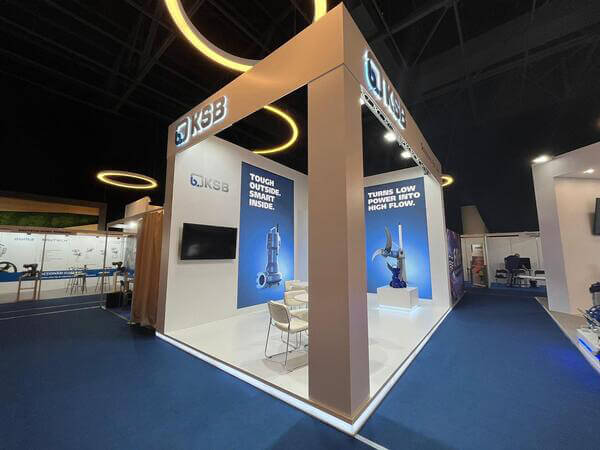 Exhibition stand HtDesign client KSB