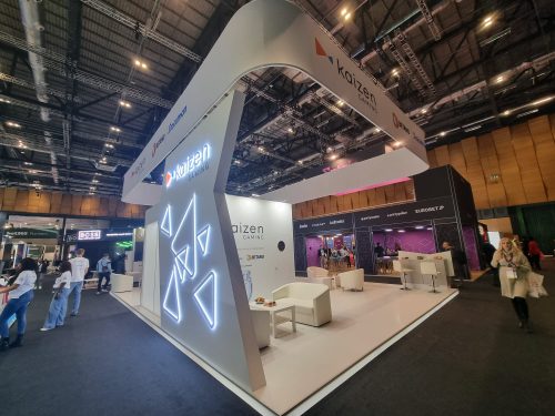 Kaizen Gaming exhibition stand at iGB London, built by HT Design – photo 3
