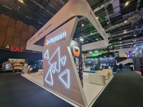 Kaizen Gaming exhibition stand at iGB London, built by HT Design – photo 4
