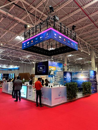 Stand for events and exhibitions
