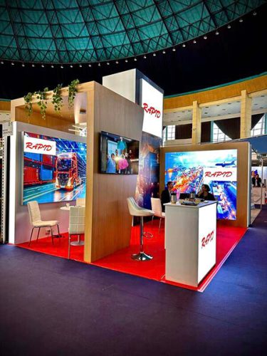 Expo stands