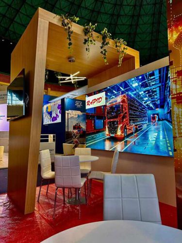 Custom stand Rapid events and exhibitions