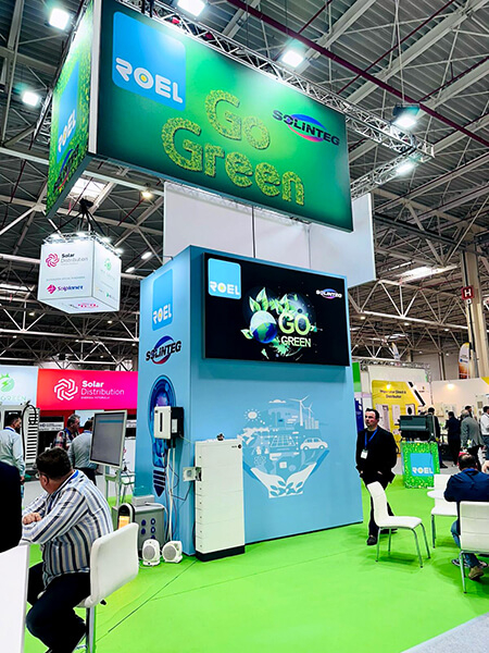 Custom exhibition stand Roel Group