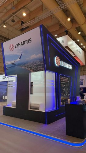 L3Harris exhibition stand at Airspace World 2025 in Lisbon, built by HT Design – photo 3