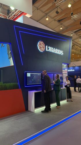 L3Harris exhibition stand at Airspace World 2025 in Lisbon, built by HT Design – photo 6