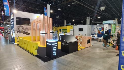 Textar exhibition stand at UNIX Budapest, built by HT Design – photo 3