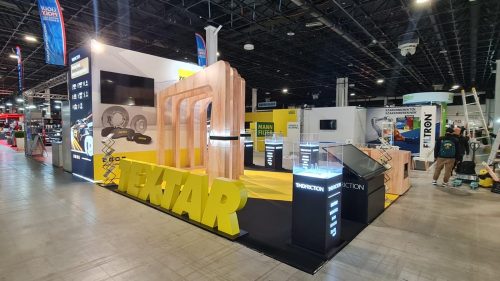 Textar exhibition stand at UNIX Budapest, built by HT Design – photo 5
