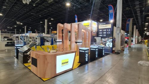 Textar exhibition stand at UNIX Budapest, built by HT Design – photo 6